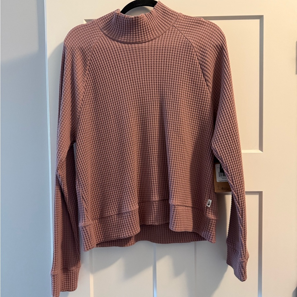 The North Face Mauve Waffle Knit Top